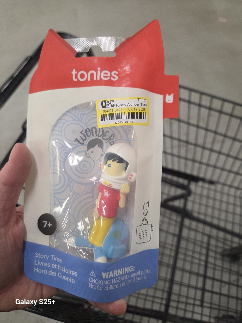 Tonies Wonder Tonie Story Figure in Red, Yellow & Blue